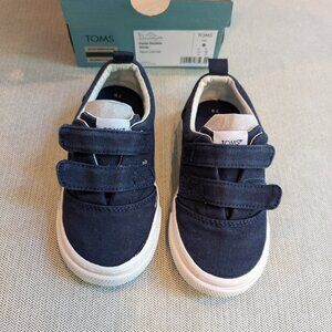TOMS Sneakers - Fenix Double Strap - Navy - Kids Size 9